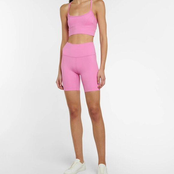 Varley Pants - Varley Lets Move High Rise Athletic Biker Shorts, 7 inch, Super Pink, Size XS